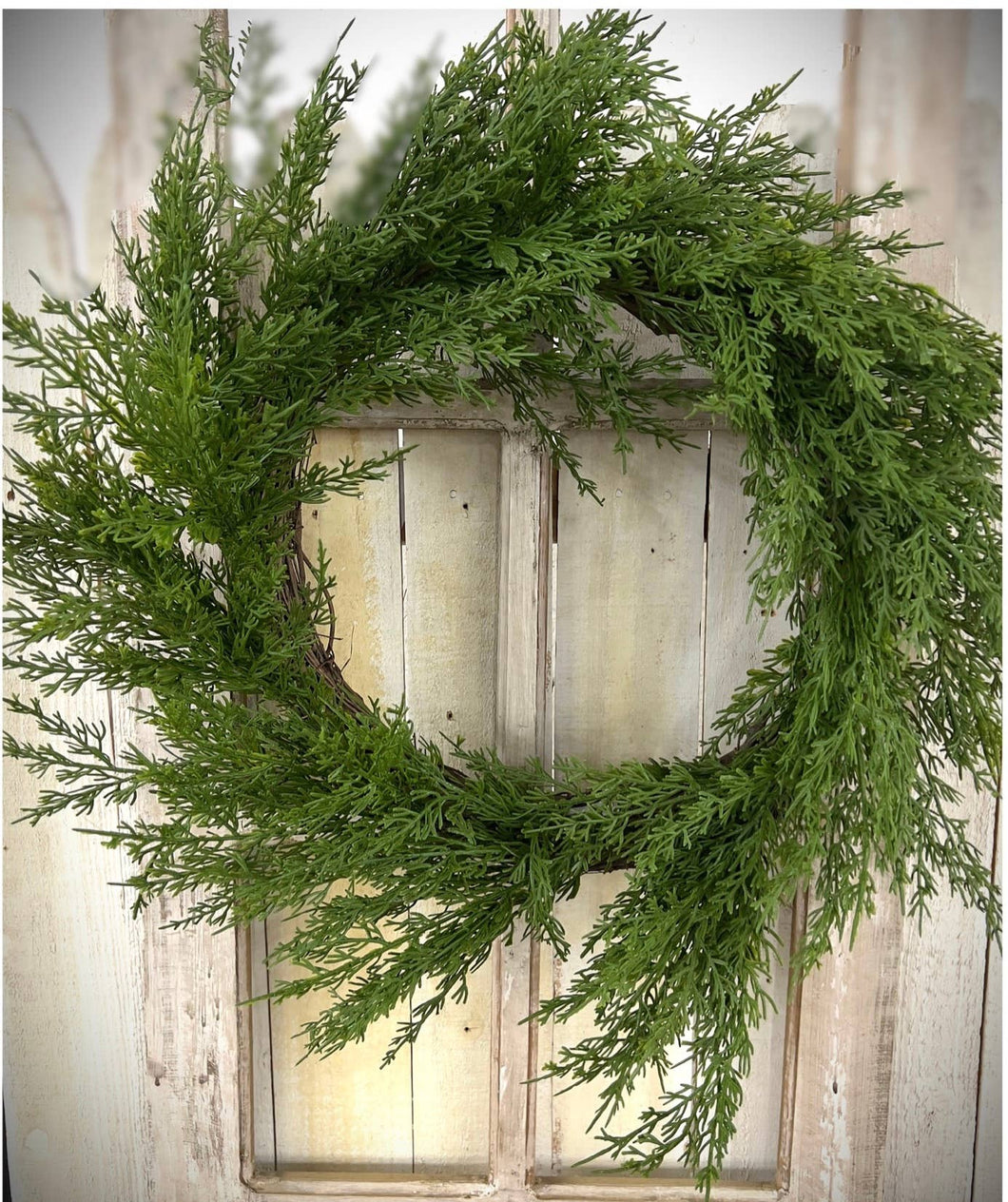 Evergreen Cedar Wreath