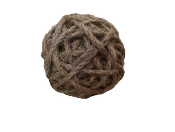 Natural Tan Seagrass Ball 4"