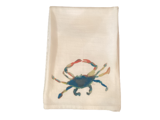 Tea Towel Blue Crab