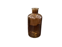 Load image into Gallery viewer, Amber Glass Bottle Assorted Size &amp; Shape
