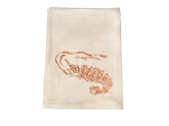 Shrimp Tea Towel