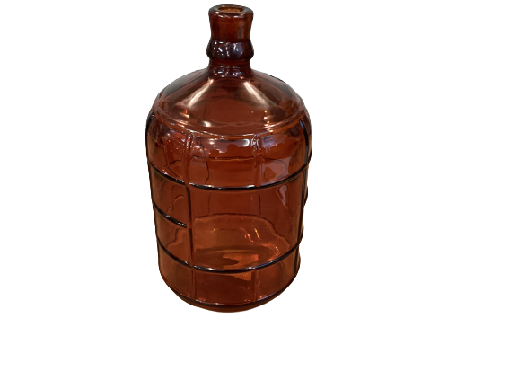 Amber Glass Jar 10.5
