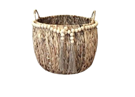 Beaded Hyacinth Basket 15