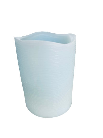 Flameless LED Candle 4"x3" Light Blue