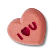 Load image into Gallery viewer, Heart Bubble Bath Bombs Assort Words
