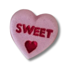 Load image into Gallery viewer, Heart Bubble Bath Bombs Assort Words
