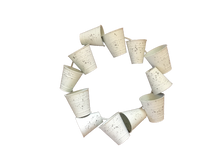 Load image into Gallery viewer, Distressed White Bucket Wreath
