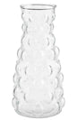 Clear Hobnail Vase 9"