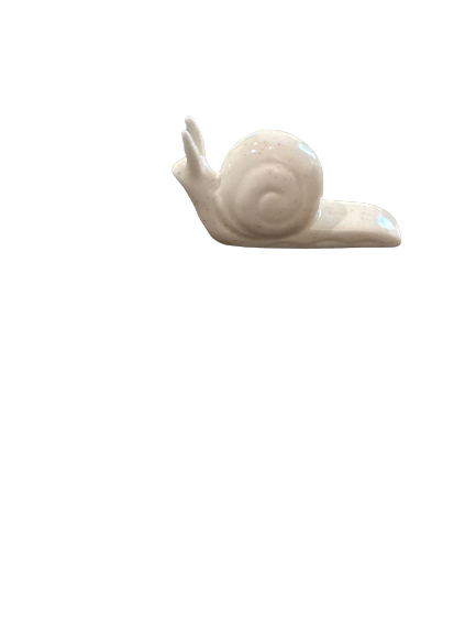 Ceramic Snail Pot Foot 3.25" x 1" x 2"