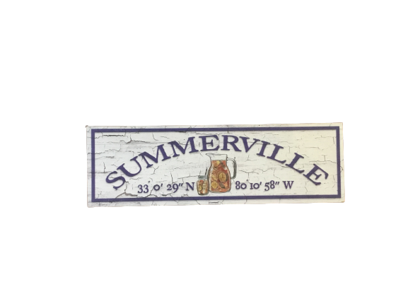 Summerville Coordinate Sign w/Sweet Tea