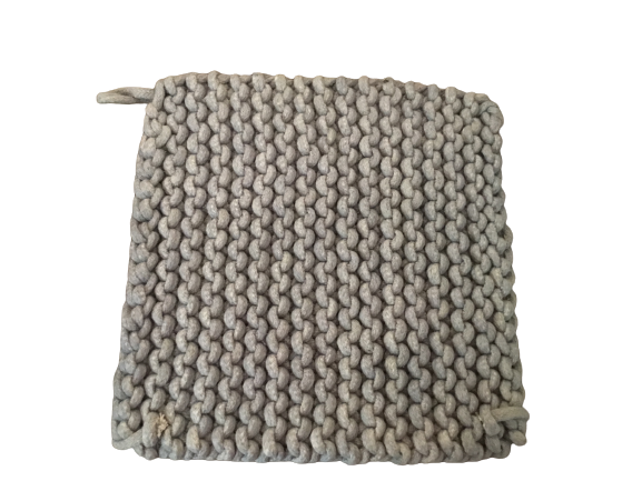 Gray Pot Holder Crochet